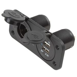 Sealux Çiftli USB Çakmaklık Soketi