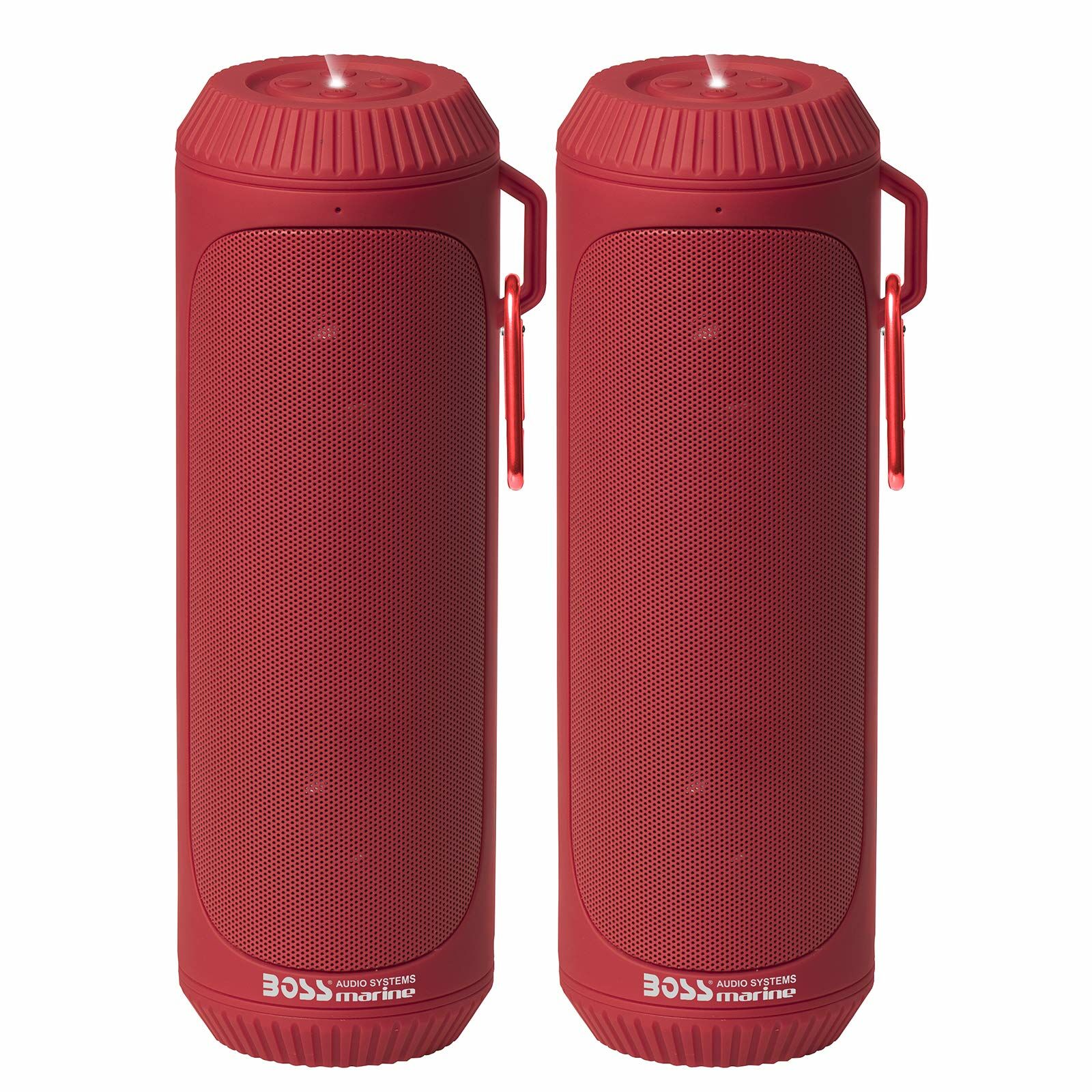 BOSS Audio Bolt Taşınabilir Bluetooth Hoparlör Çiftli Kırmızı