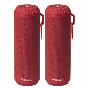 BOSS Audio Bolt Taşınabilir Bluetooth Hoparlör Çiftli Kırmızı