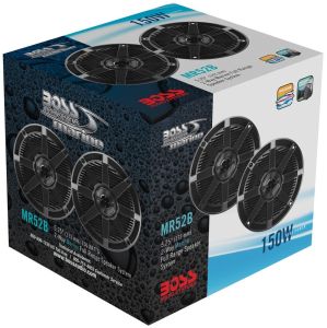 BOSS Audio Systems MR52B Marin Hoparlör 133 mm Siyah