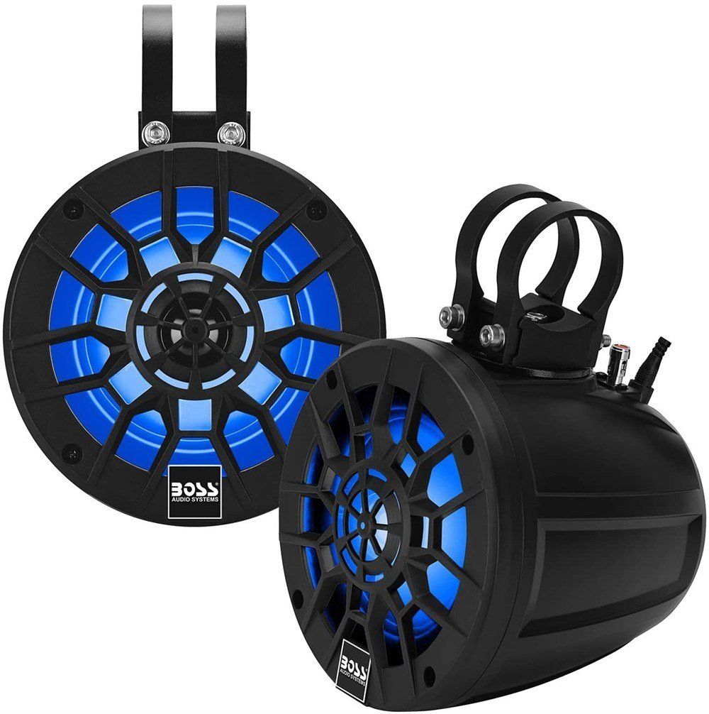 BOSS Audio Systems MPWT50RGB Renkli Waketower Marin Hoparlör