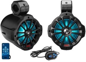 BOSS Audio Systems B62RGB Renkli Bluetoohtlu Amfili Waketower Marin Hoparlör