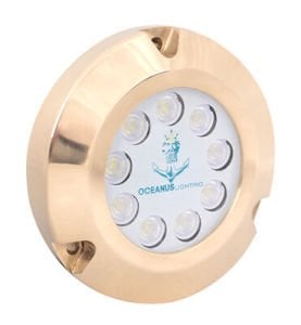 Oceanus OCL0934-B Bronz Su Altı Lambası 9 Led'li Beyaz