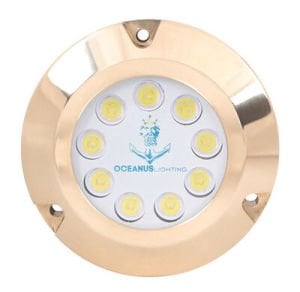 Oceanus OCL0934-B Bronz Su Altı Lambası 9 Led'li (Beyaz)