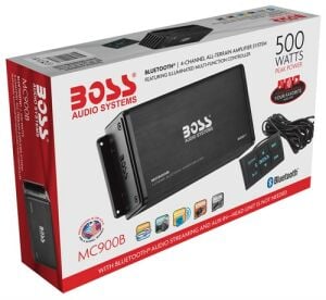 BOSS Audio Systems MC900B 500W 4 Kanal Bluetooth AB Amplifikatör Amfi