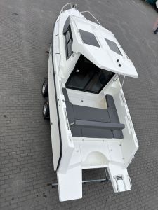 Darekco Texas 775 Weekend + Suzuki DF 150 ATX Dıştan Takma Deniz Motoru Beyaz